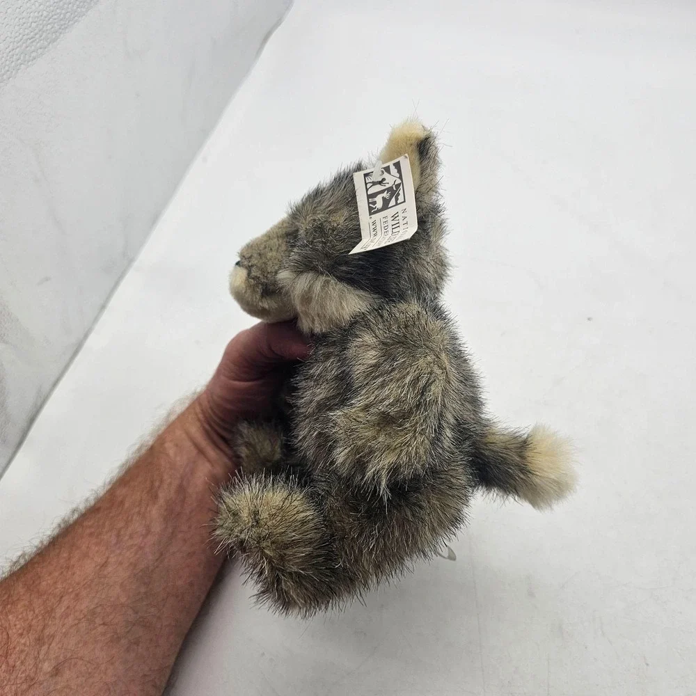 National Wildlife Federation Gray Wolf Plush Stuffed Animal Toy Small Soft Cute